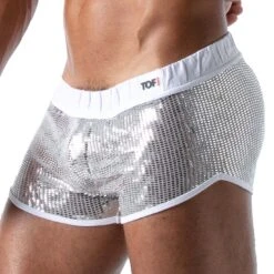 Short Star TOF PARIS TOF179A 7 Short Star TOF PARIS TOF179A -Emporio Armani Soldes Magasin short tof TOF179A argent 4