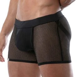 Short Circuit Mesh TOF PARIS TOF239N -Emporio Armani Soldes Magasin short tof tof239n noir 4