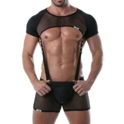 Short Circuit Mesh TOF PARIS TOF239N -Emporio Armani Soldes Magasin short tof tof239n noir 5