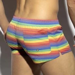 Short De Bain ES Collection Rainbow Multi Stripes 2304 7 Short De Bain ES Collection Rainbow Multi Stripes 2304 -Emporio Armani Soldes Magasin shortbain esco 2304 multi 3