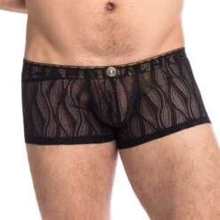 Shorty L Homme Invisible Flamme Noire MY14FLA -Emporio Armani Soldes Magasin shorty hi my14fla noir 4