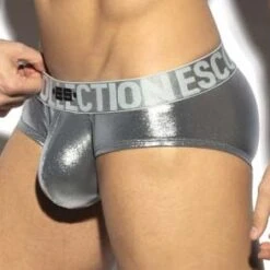 Slip ES Collection Shiny Party Push Up UN444 8 Slip ES Collection Shiny Party Push Up UN444 -Emporio Armani Soldes Magasin slip escollection un444 argent 4