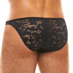 Slip Modus Vivendi Floral Lace 04111 -Emporio Armani Soldes Magasin slip modus 04111 noir 3