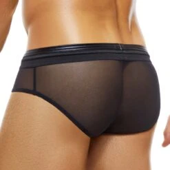 Slip Modus Vivendi Latex 11216 -Emporio Armani Soldes Magasin slip modus 11216 noir 3