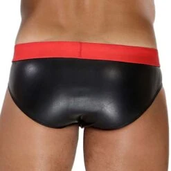 Slip Fetish TOF PARIS SV0014NR -Emporio Armani Soldes Magasin slip tof SV0014NR rouge 3