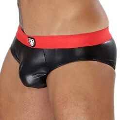 Slip Fetish TOF PARIS SV0014NR -Emporio Armani Soldes Magasin slip tof SV0014NR rouge 4