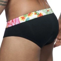 Slip De Bain Addicted Fresh ADS167 -Emporio Armani Soldes Magasin slipbain addicted ADS167 noir 3