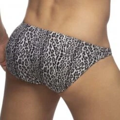 Slip De Bain Addicted Leopard Mini ADS270 -Emporio Armani Soldes Magasin slipbain addicted ADS270 gris 3