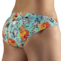 Slip De Bain FEEL ErgoWear Voyager EW1062 -Emporio Armani Soldes Magasin slipbain ergo EW1062 turquoise 3