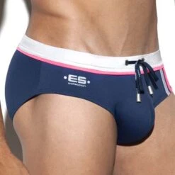 Slip De Bain ES Collection Marc 1801 -Emporio Armani Soldes Magasin slipbain escollection 1801 bleu 4