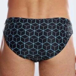 Slip De Bain Garçon Radiant -Emporio Armani Soldes Magasin slipbain garcon SWRAD noir 3