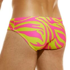 Slip De Bain Modus Vivendi Tiger DS2314 -Emporio Armani Soldes Magasin slipbain modus DS2314 jaune 3