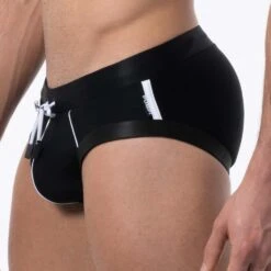 Slip De Bain Pump! Waterbrief 13005 -Emporio Armani Soldes Magasin slipbain pump 13005 noir 4