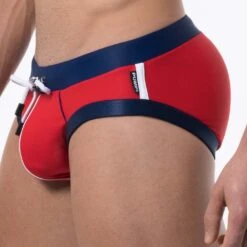 Slip De Bain Pump! Waterbrief 13007 -Emporio Armani Soldes Magasin slipbain pump 13007 bleu 4