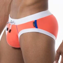 Slip De Bain Pump! Waterbrief 13008 -Emporio Armani Soldes Magasin slipbain pump 13008 corail 4