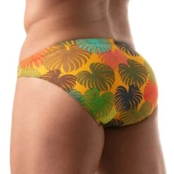 Slip De Bain Floral Swim Bikini TOF PARIS TOF193J 6 Slip De Bain Floral Swim Bikini TOF PARIS TOF193J -Emporio Armani Soldes Magasin slipbain tof TOF193J jaune 3