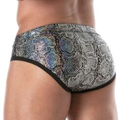 Slip De Bain Splendid TOF PARIS TOF264A -Emporio Armani Soldes Magasin slipbain tof TOF264A argent 3