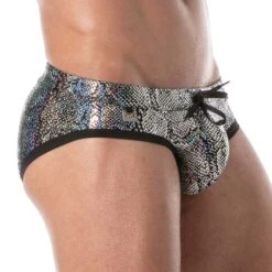 Slip De Bain Splendid TOF PARIS TOF264A -Emporio Armani Soldes Magasin slipbain tof TOF264A argent 4