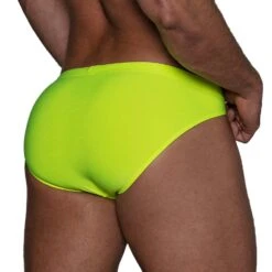 Slip De Bain Neon TOF PARIS TOF269JF -Emporio Armani Soldes Magasin slipbain tof TOF269JF jaune 3