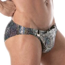Slip De Bain Splendid TOF PARIS TOF265A -Emporio Armani Soldes Magasin slipbain tof tof265a argent 4