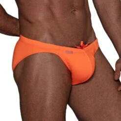 Slip De Bain Neon TOF PARIS TOF269OF 7 Slip De Bain Neon TOF PARIS TOF269OF -Emporio Armani Soldes Magasin slipbain tof tof269of orange 4