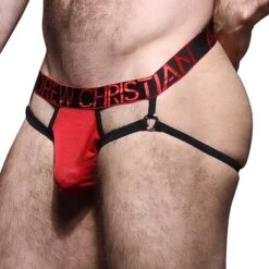 String Andrew Christian Scarlet Mesh 92316 -Emporio Armani Soldes Magasin string ac 92316 rouge 4