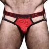 String Andrew Christian Scarlet Mesh 92316