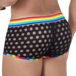Boxer Candyman Polka Mesh 99511 -Emporio Armani Soldes Magasin string candy 99511 multicolor 3