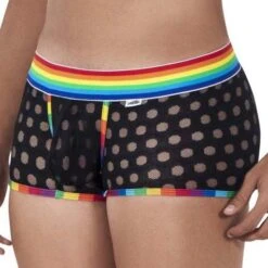 Boxer Candyman Polka Mesh 99511 -Emporio Armani Soldes Magasin string candy 99511 multicolor 4