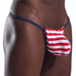 String CockSox Liberty Stripe CX14 -Emporio Armani Soldes Magasin string cocksox cx14 liberty 4