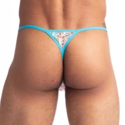 String L Homme Invisible Lit De Fleurs UW21LDF -Emporio Armani Soldes Magasin string hi uw21ldf bleuciel 3