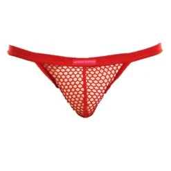Tanga Modus Vivendi C-through 22813 -Emporio Armani Soldes Magasin tanga modus 22813 rouge 9