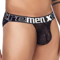 Tanga Xtremen Lace 91117 5 Tanga Xtremen Lace 91117 -Emporio Armani Soldes Magasin tanga xtremen 91117 noir 4