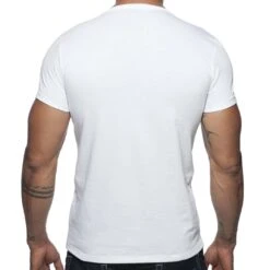 T-Shirt Addicted Military AD610 -Emporio Armani Soldes Magasin tshirt addicted ad610 blanc 3