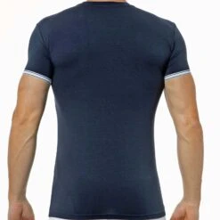 T-Shirt Emporio Armani 1110350P523 -Emporio Armani Soldes Magasin tshirt armani 1110350p523 bleu 3