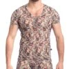 T-Shirt L Homme Invisible Fleurs De Peau MY73FDP