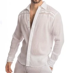 Chemise L Homme Invisible Byaar HW127BYA -Emporio Armani Soldes Magasin tshirt hi hw127bya blanc 4