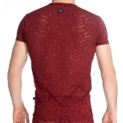 T-Shirt L Homme Invisible Delos MY73DEL -Emporio Armani Soldes Magasin tshirt hi my73del rouge 3