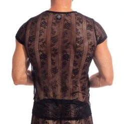 T-Shirt L Homme Invisible Gardens Of Babylon MY92BAB -Emporio Armani Soldes Magasin tshirt hi my92bab noir 3