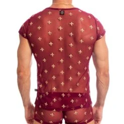 T-Shirt L Homme Invisible Charlemagne MY92CLM -Emporio Armani Soldes Magasin tshirt hi my92clm rouge 3