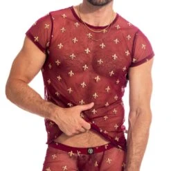 T-Shirt L Homme Invisible Charlemagne MY92CLM -Emporio Armani Soldes Magasin tshirt hi my92clm rouge 4