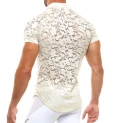 Chemise Modus Vivendi Floral Lace 04141 -Emporio Armani Soldes Magasin tshirt modus 04141 blanc 3