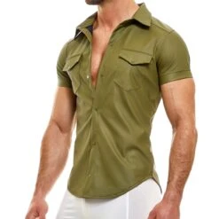 Chemise Modus Vivendi 11141 -Emporio Armani Soldes Magasin tshirt modus 11141 kaki 4