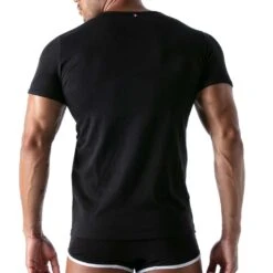 T-Shirt French TOF PARIS TOF167N -Emporio Armani Soldes Magasin tshirt tof TOF167N noir 3